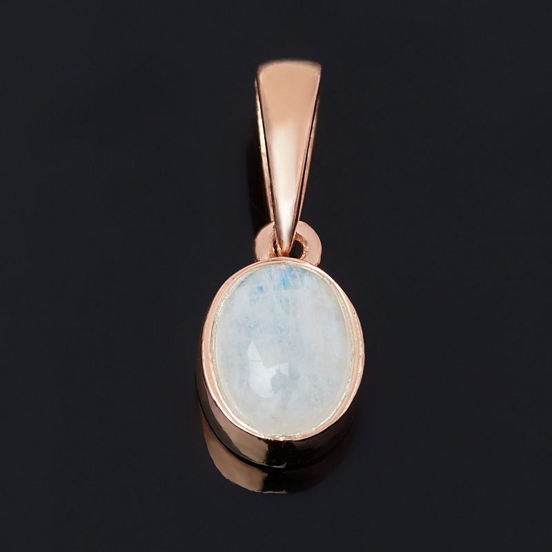 

Кулон лунный камень (серебро 925 пр. позолота) овал