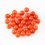 Бусина коралл оранжевый Индонезия шарик 5 мм (1 шт)