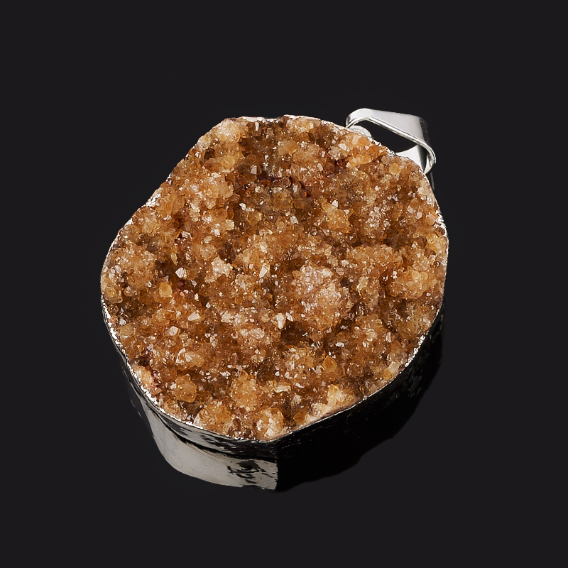 

Кулон цитрин (биж. сплав) друза 4-4,5 см