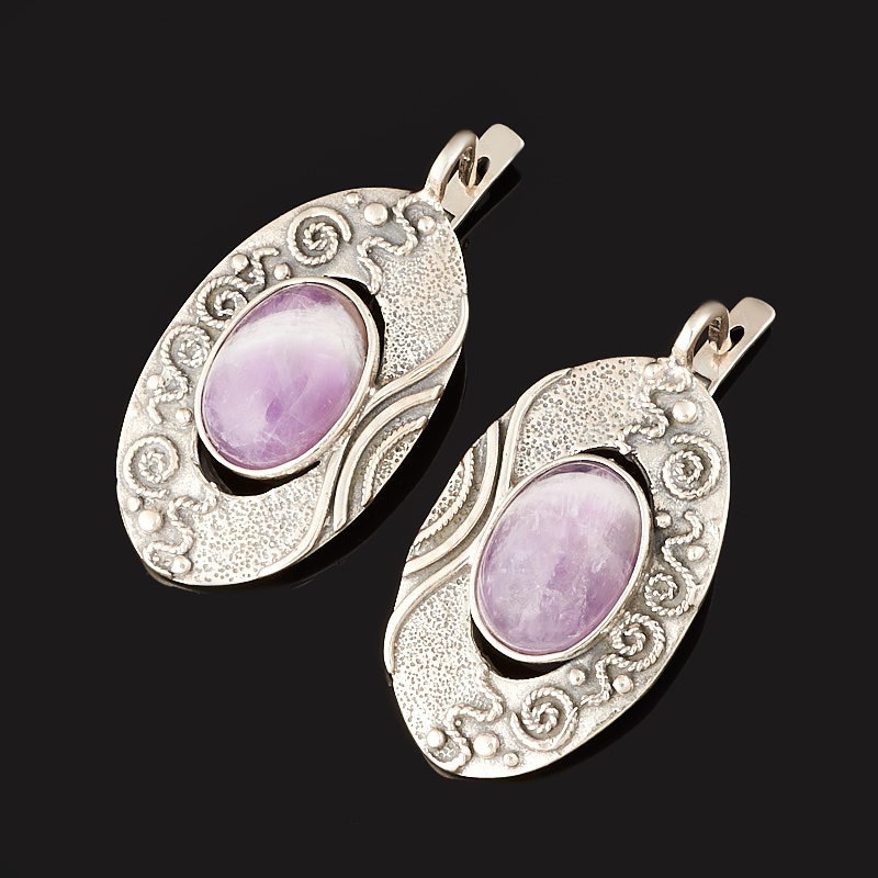 

Серьги аметист (серебро 925 пр.)