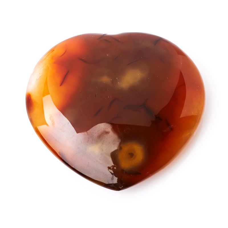

Сердечко сердолик 7 см