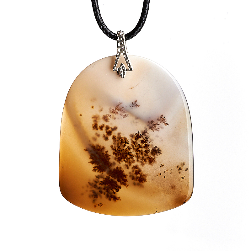 

Кулон агат пейзажный (биж. сплав)