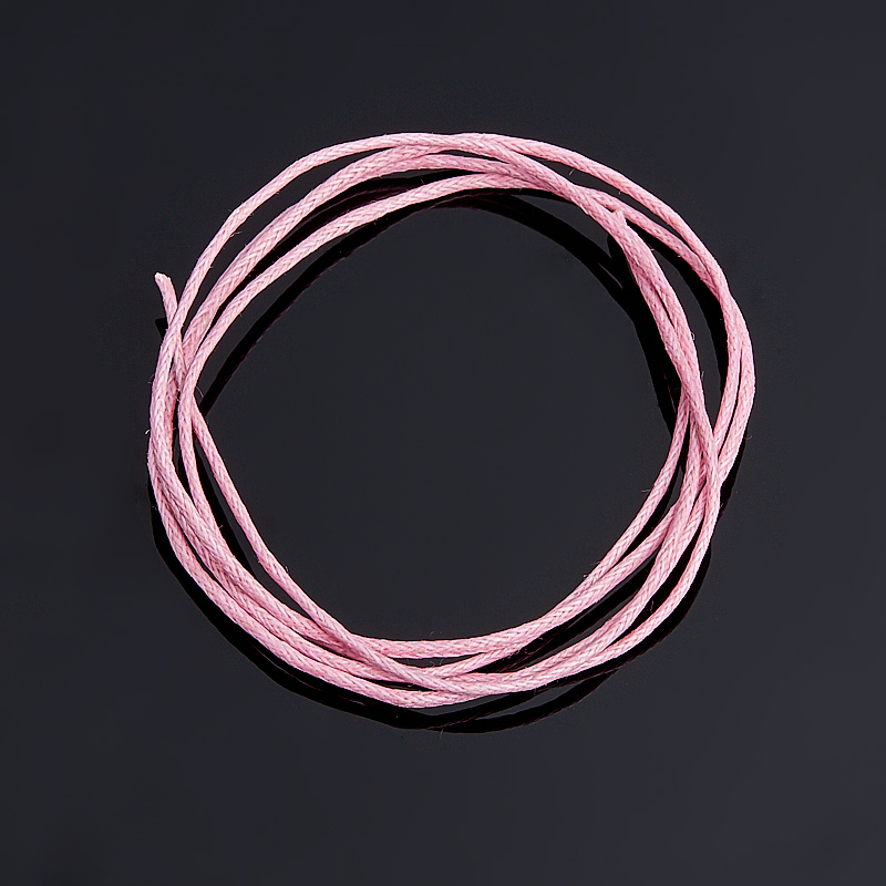 Шнурок (розовый) 70 см (текстиль)