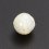 Бусина перламутр белый Индонезия шарик 6 мм огранка (1 шт)