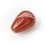 Бусина яшма красная ЮАР капля 10*14 мм (1 шт)