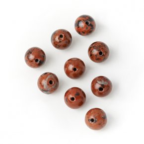 Бусина обсидиан коричневый Армения шарик 6-6,5 мм (1 шт)