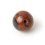 Бусина обсидиан коричневый Армения шарик 6-6,5 мм (1 шт)
