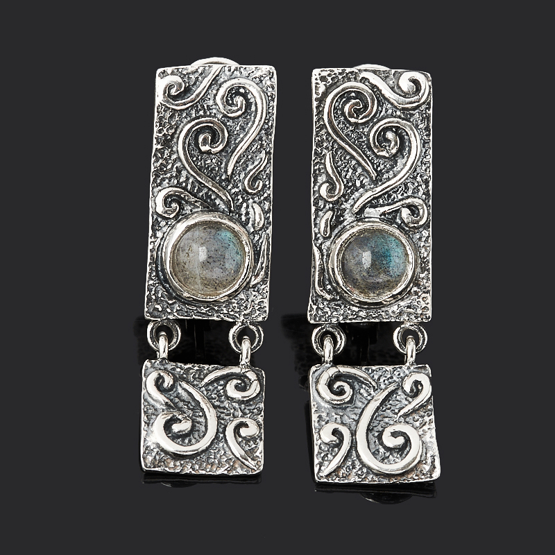 

Серьги лабрадор (серебро 925 пр. оксидир.)