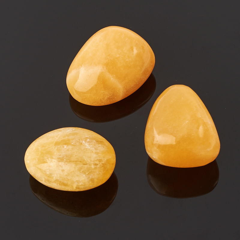 Галтовка кальцит желтый Китай (1,5-2 см) 1 шт