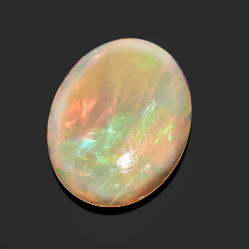 

Кабошон опал благородный желтый 10*8*3,5 мм