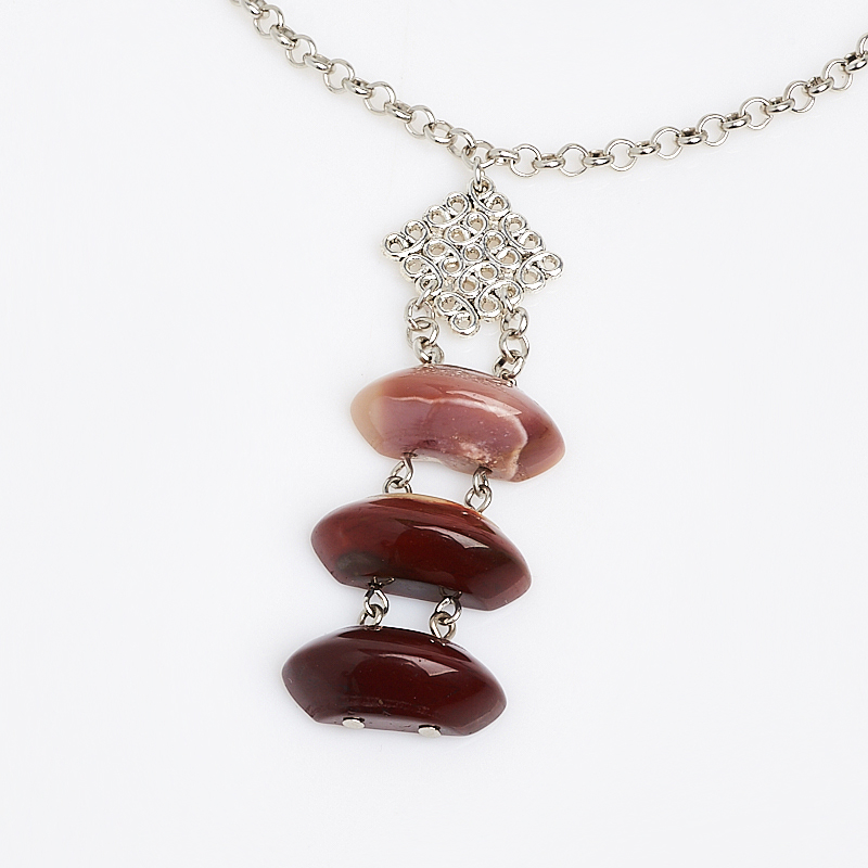 

Кулон яшма мукаит (биж. сплав)