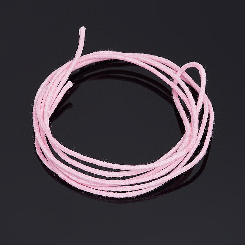Шнурок (текстиль) (розовый) 70 см