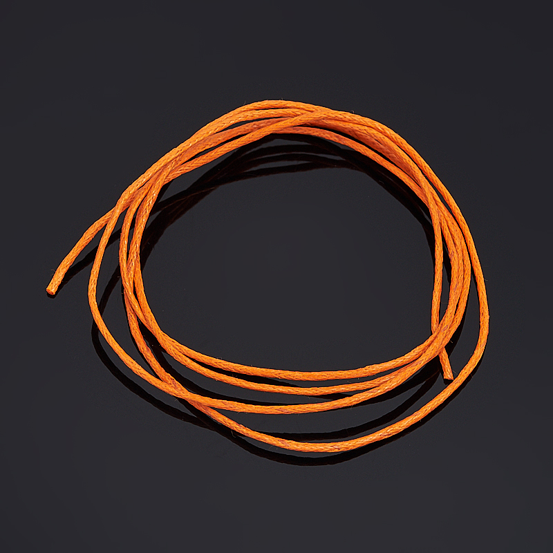 Шнурок (текстиль) (оранжевый) 70 см