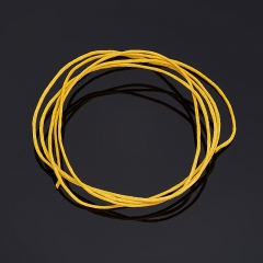 Шнурок (текстиль) (желтый) 70 см