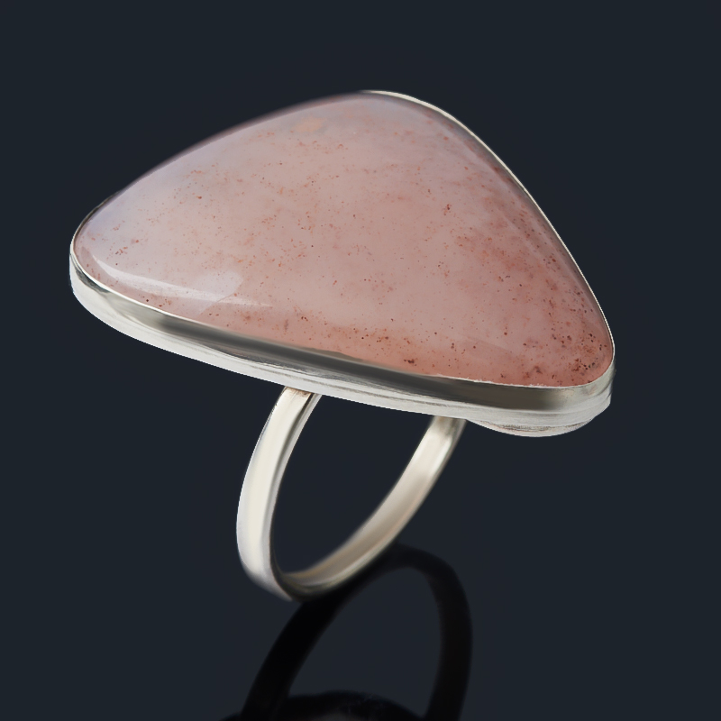 

Кольцо авантюрин красный (нейзильбер) размер 18