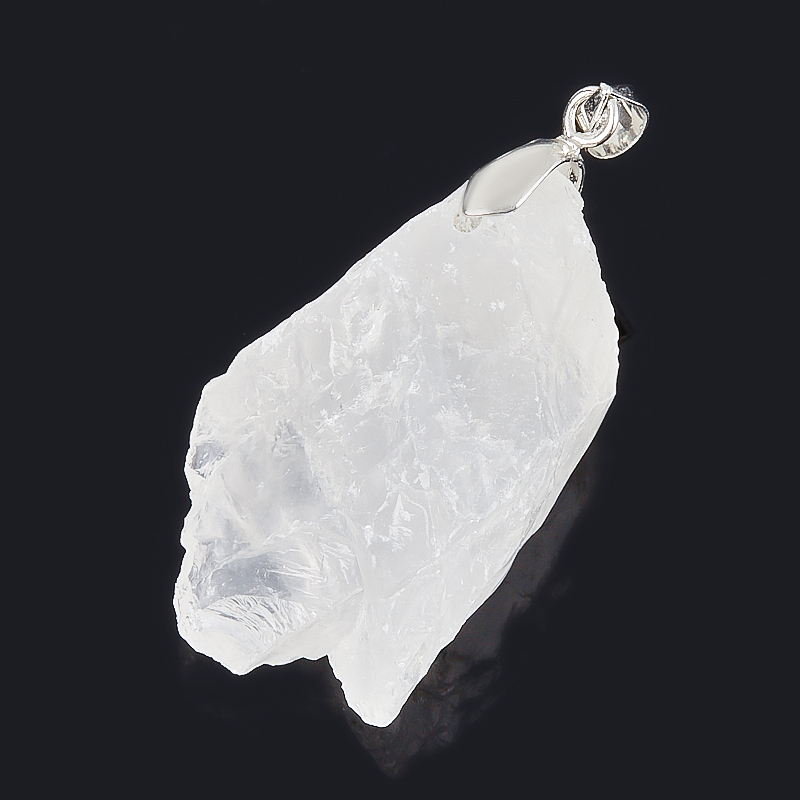 Кулон горный хрусталь Бразилия (биж. сплав) кристалл 4-5 см