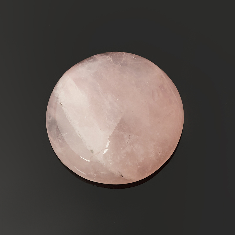 Кабошон розовый кварц Намибия 18 мм (1 шт)