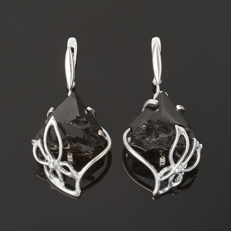 

Серьги морион (серебро 925 пр.)