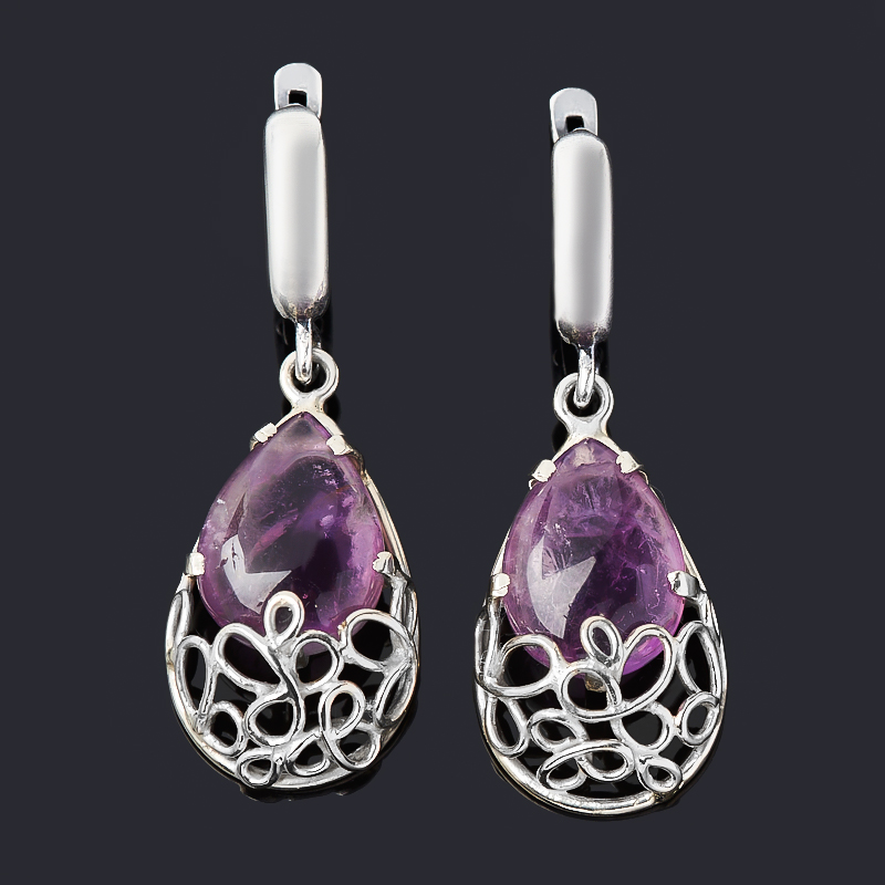 

Серьги аметист (нейзильбер)
