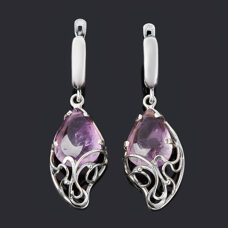 

Серьги аметист (нейзильбер)