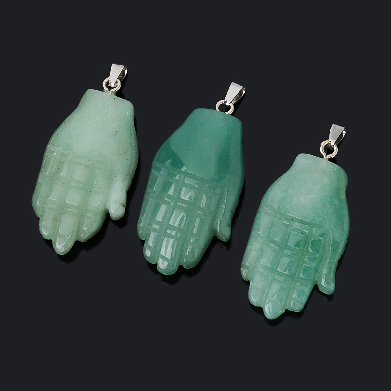 

Кулон авантюрин зеленый (биж. сплав) 5-5,5 см