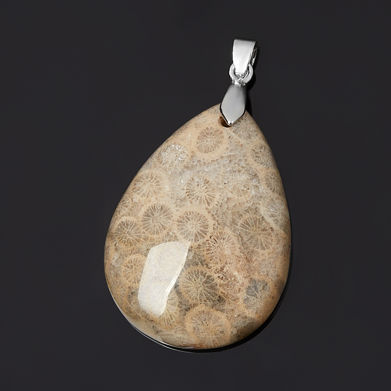 

Кулон коралл (биж. сплав) капля 4,5 см