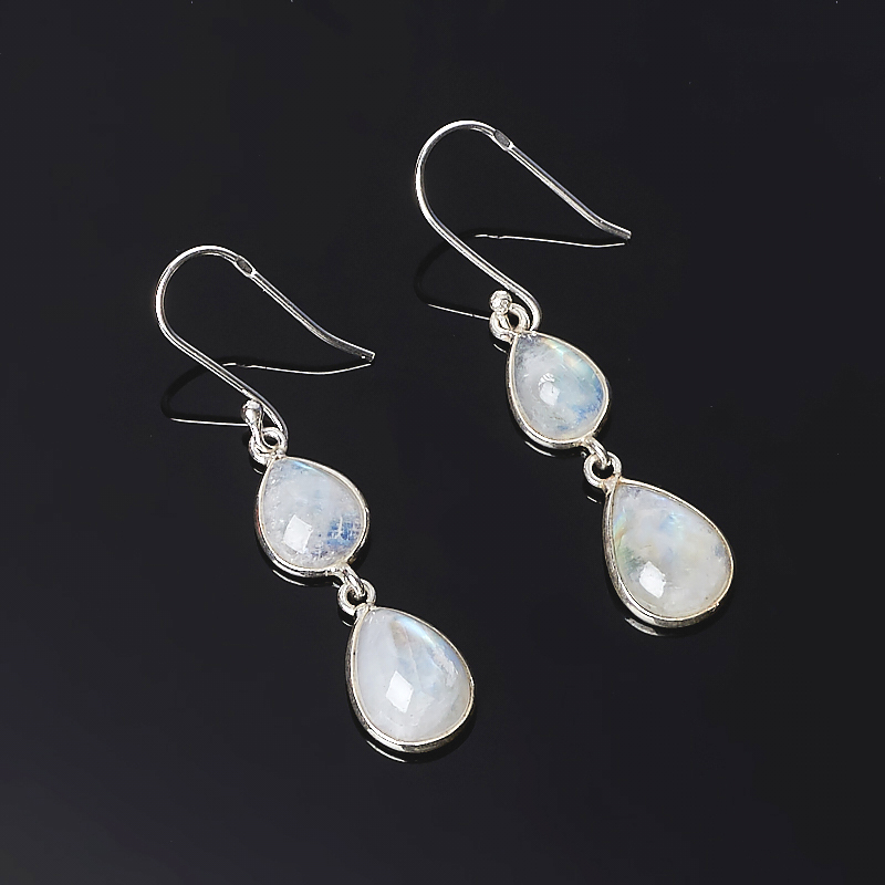 

Серьги лунный камень (адуляр) (серебро 925 пр.)