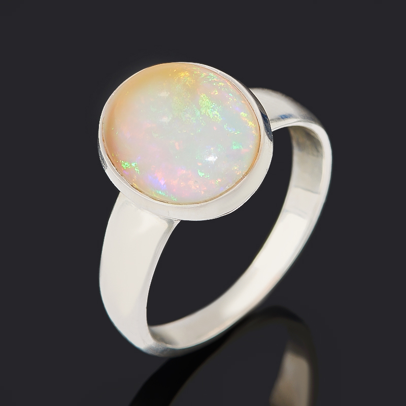 

Кольцо опал желтый благородный (серебро 925 пр.) размер 17