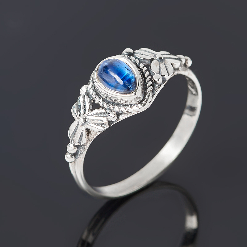 

Кольцо кианит синий (серебро 925 пр. оксидир.) размер 17