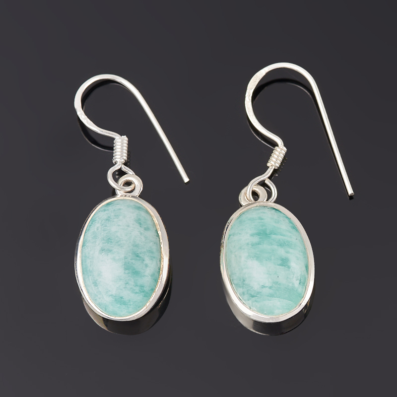 

Серьги амазонит (серебро 925 пр.)