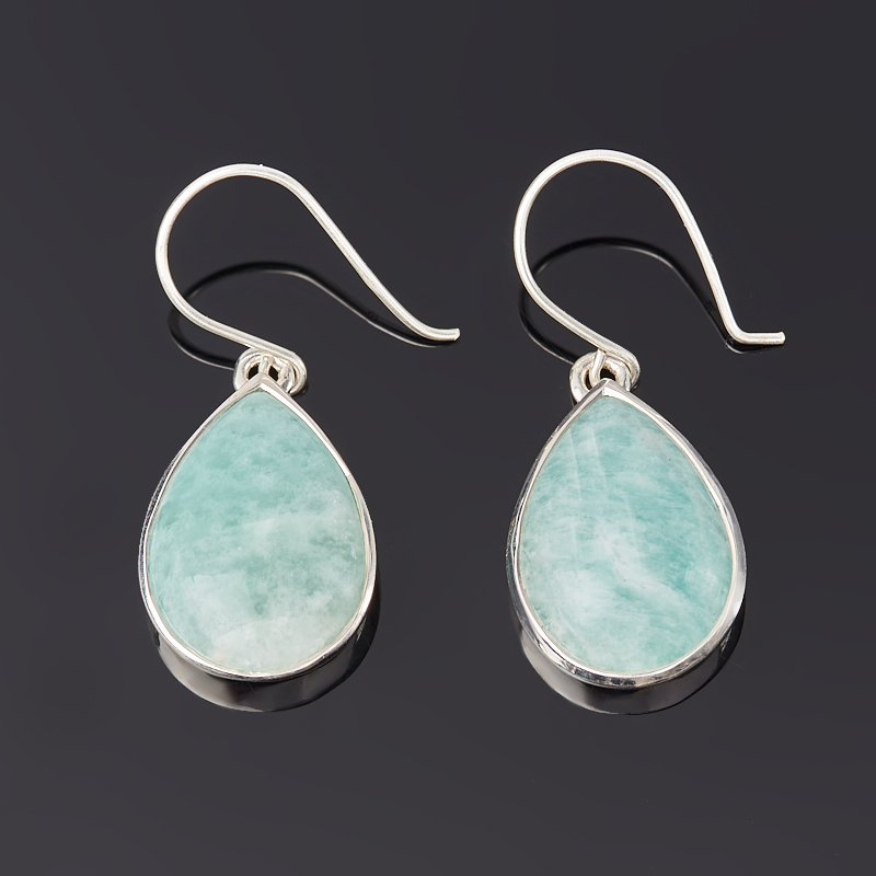 

Серьги амазонит (серебро 925 пр.)