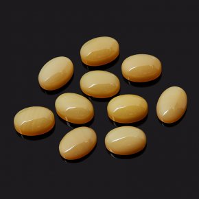 Кабошон опал желтый Перу (1 шт) 10*14 мм