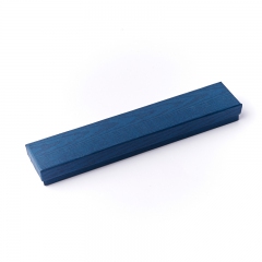 Подарочная упаковка под браслет/цепь (футляр) (синий) 205х40х20 мм