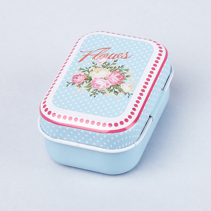 

Шкатулка для хранения камней / украшений (голубой) 5,5х4х2,5 см