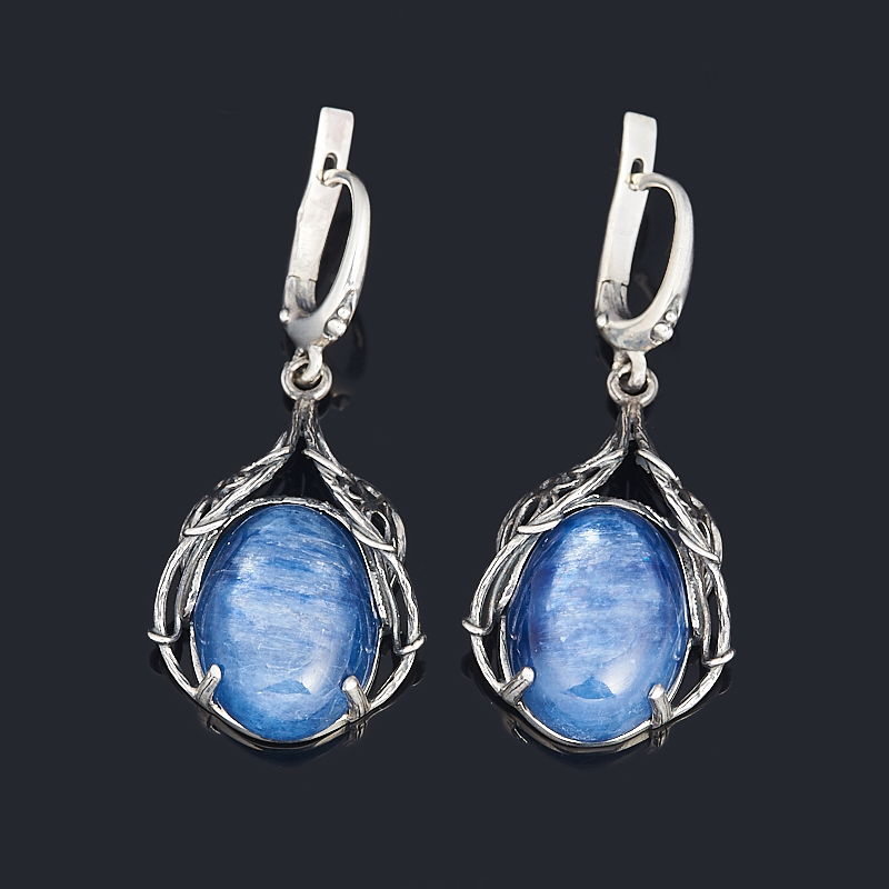 

Серьги кианит синий (серебро 925 пр. оксидир.)