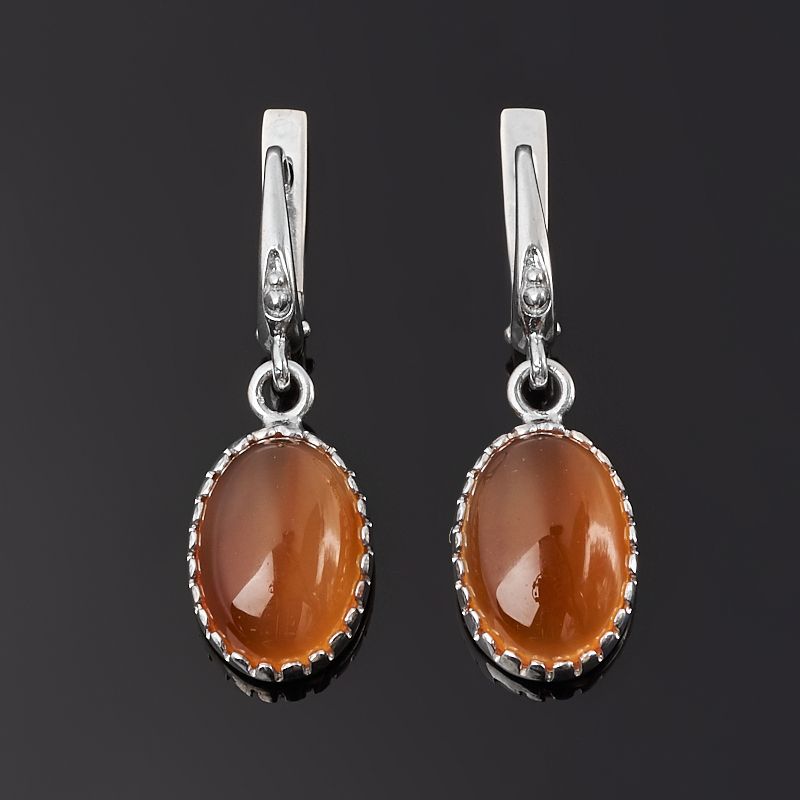 

Серьги сердолик (серебро 925 пр.)