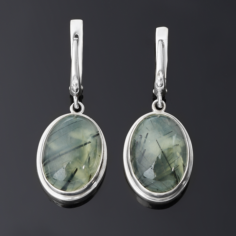 

Серьги пренит (серебро 925 пр.)