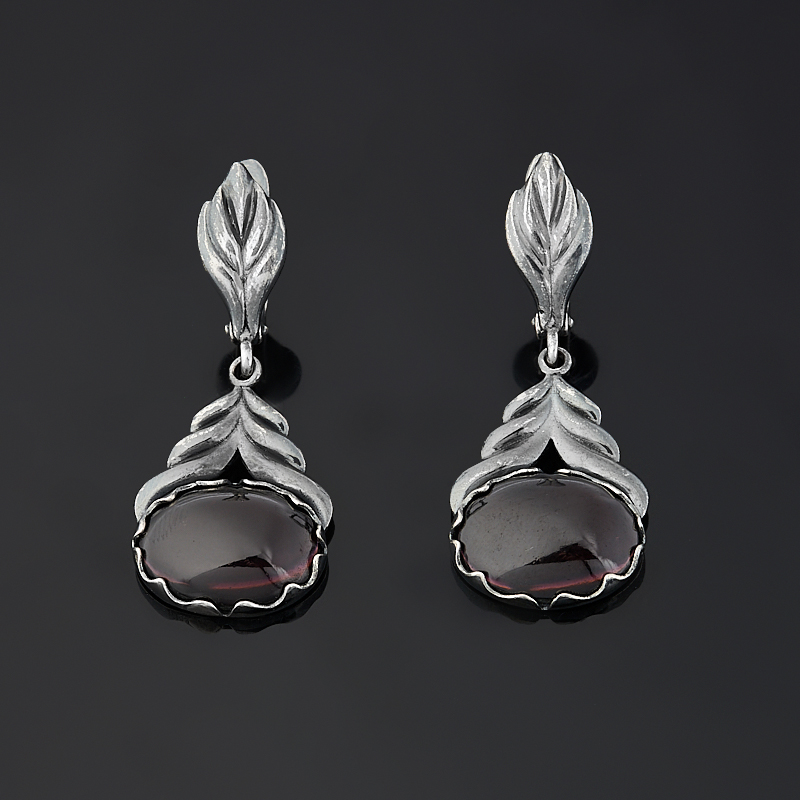 

Серьги гранат альмандин (серебро 925 пр. оксидир.)