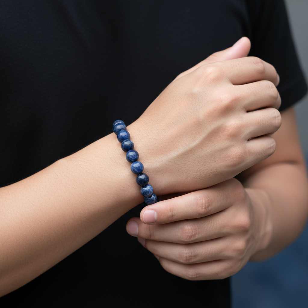 Браслет содалит Бразилия 10 мм 16 см