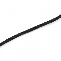 Шнурок (черный) 56 см (+4 см) (нейлон)