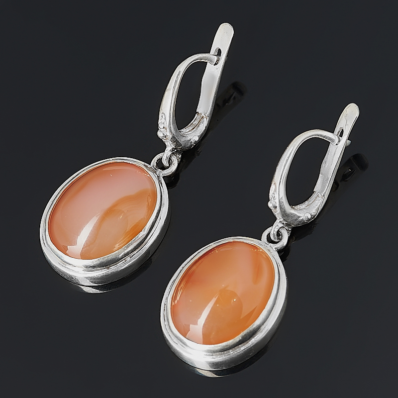 

Серьги сердолик (серебро 925 пр.)