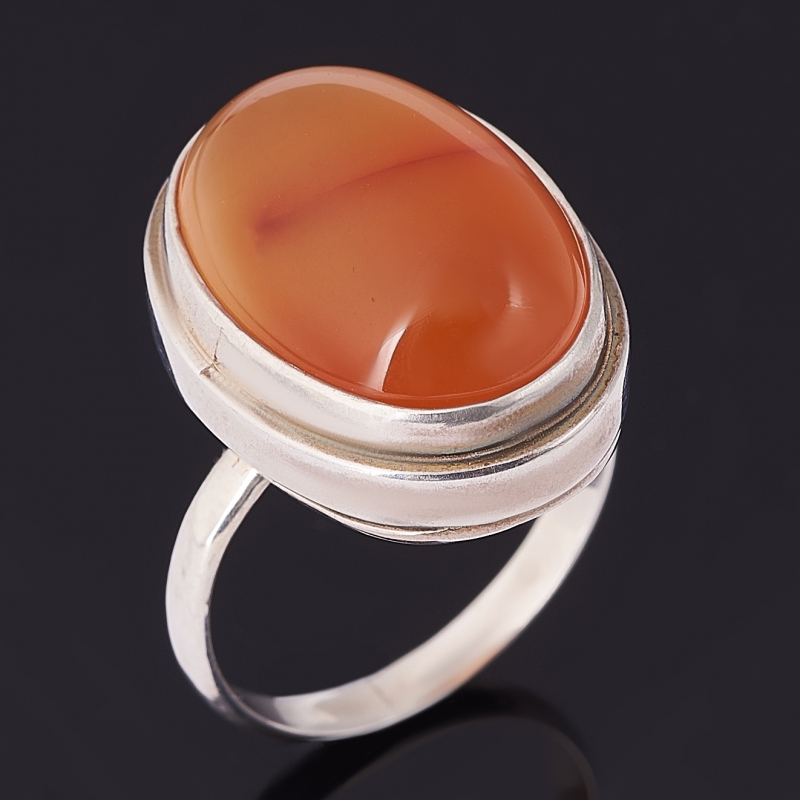 

Кольцо сердолик (серебро 925 пр.) размер 17,5