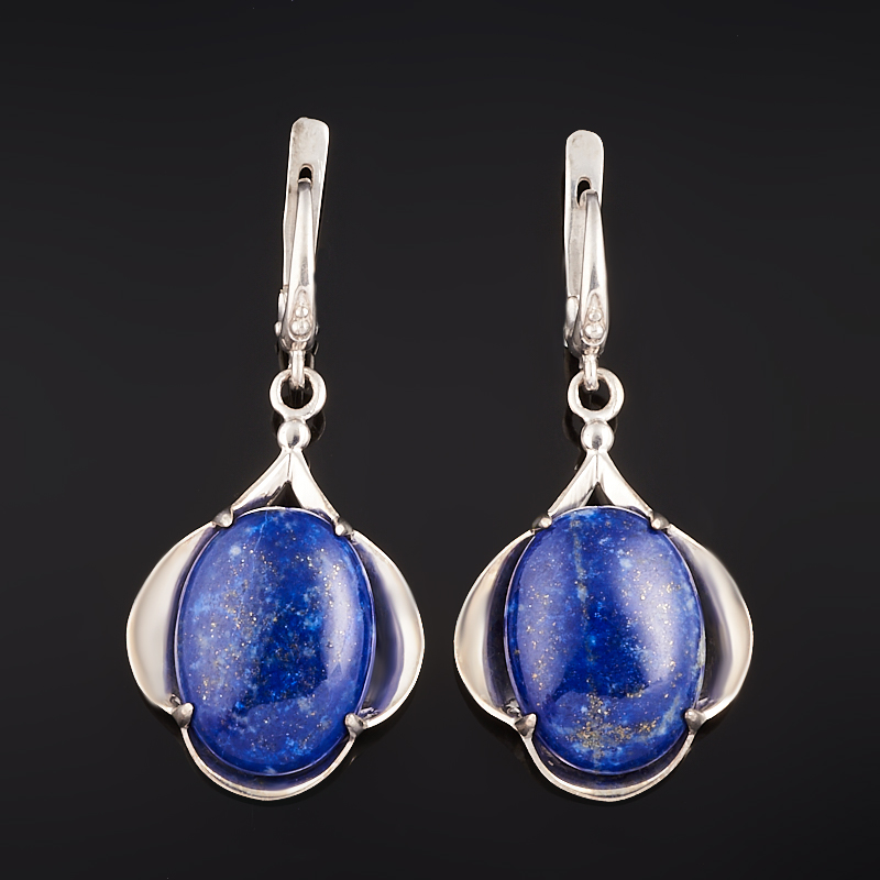 

Серьги лазурит (серебро 925 пр. родир. бел.)