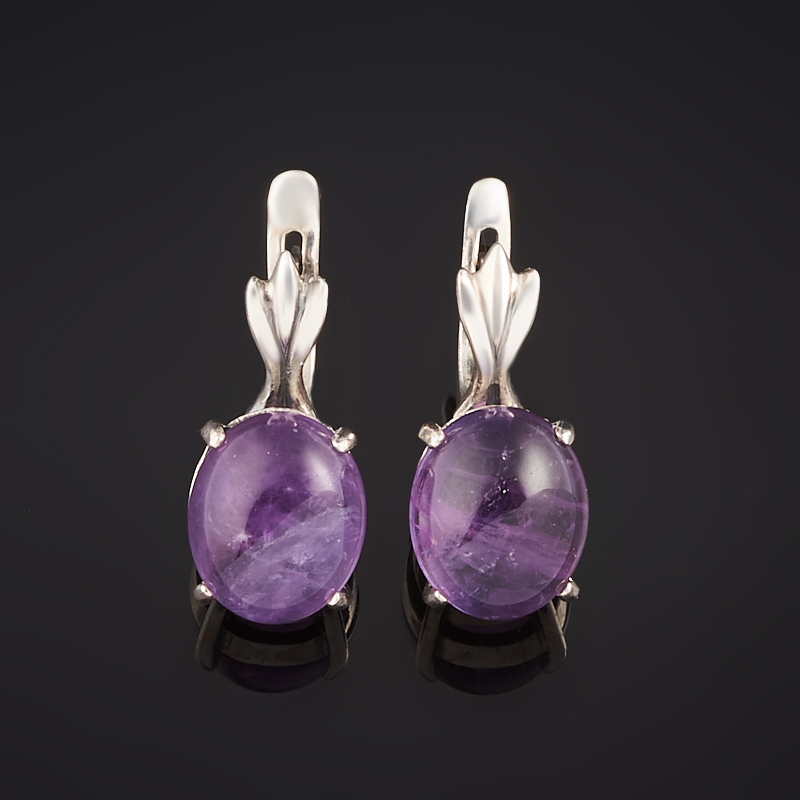

Серьги аметист (серебро 925 пр. оксидир.)