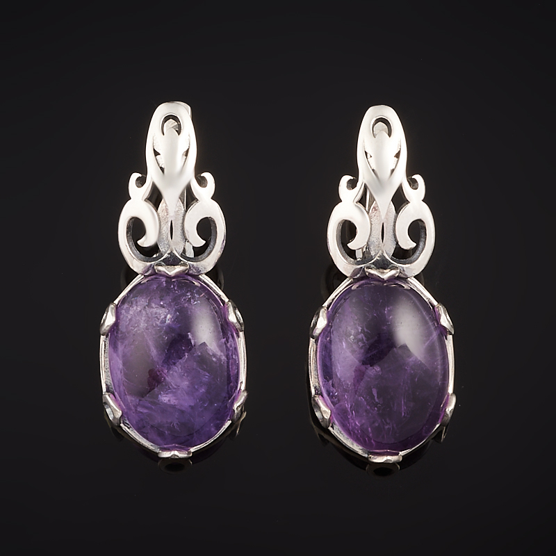 

Серьги аметист (серебро 925 пр.)