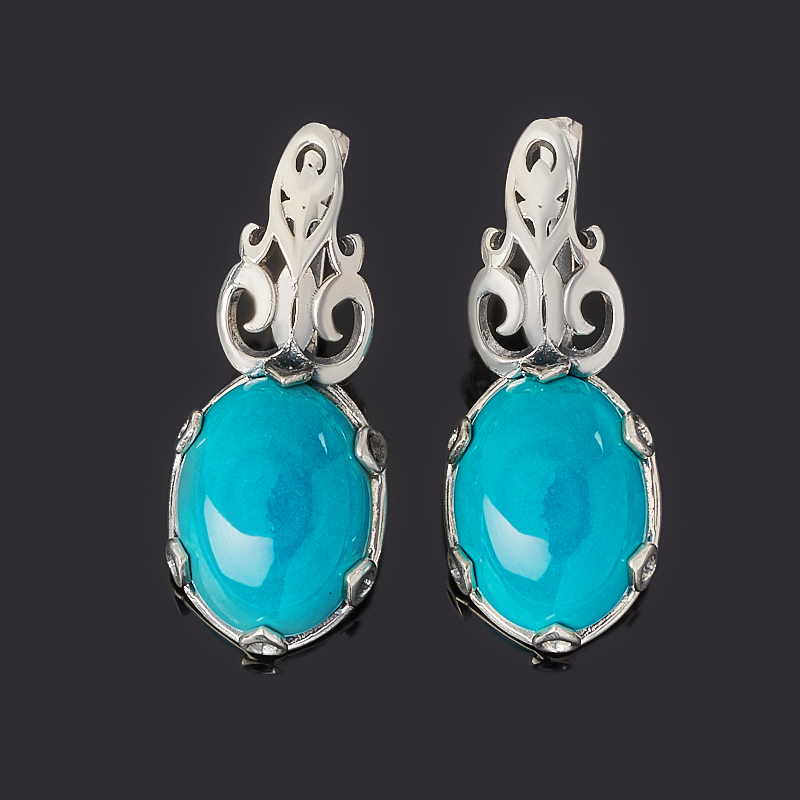 

Серьги хризоколла (серебро 925 пр.)