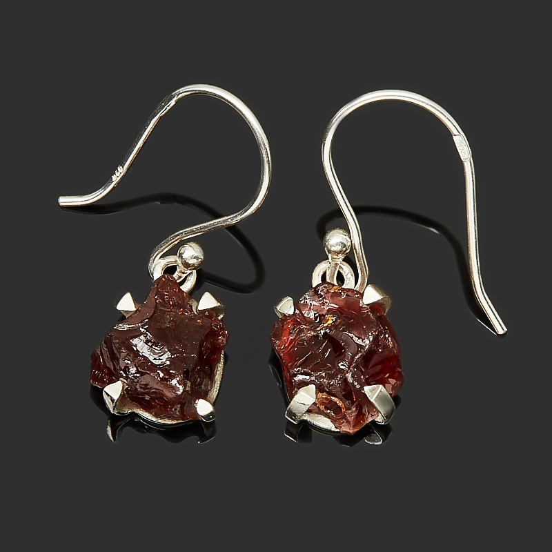 

Серьги гранат альмандин (серебро 925 пр.)