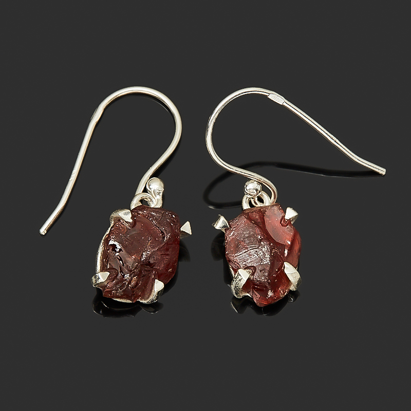

Серьги гранат альмандин (серебро 925 пр.)