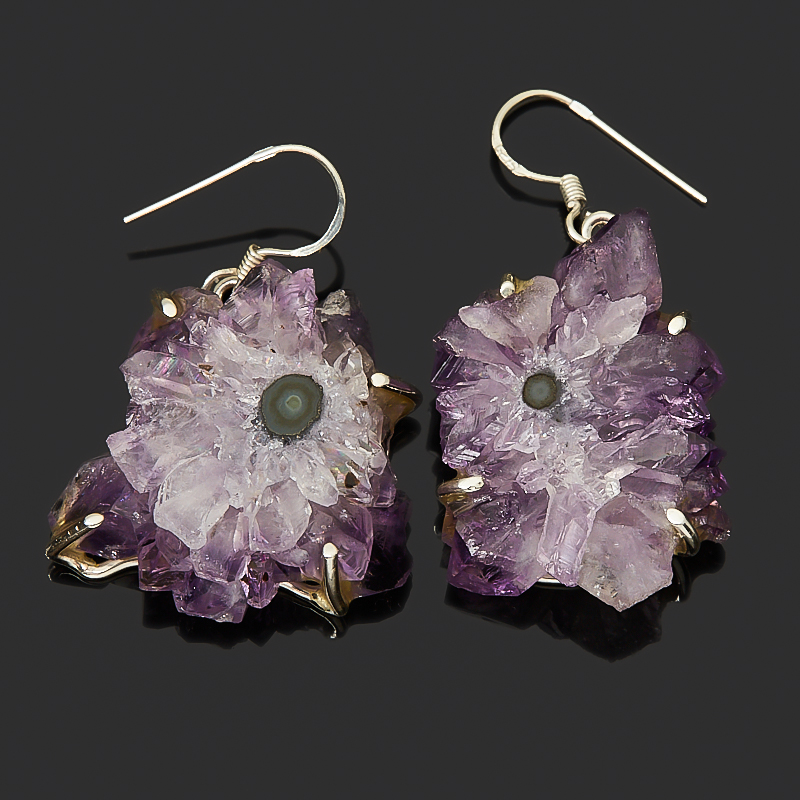 

Серьги аметист (серебро 925 пр.)