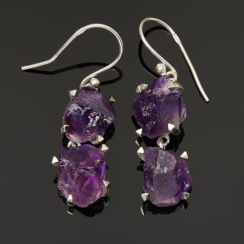 

Серьги аметист (серебро 925 пр.)